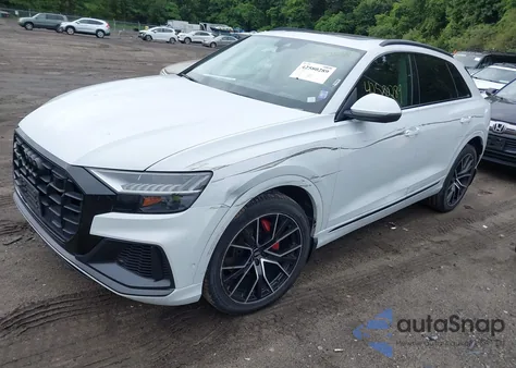 2019 Audi Q8 55 Premium z USA, uszkodzony, nr VIN WA1FVAF13KD027118